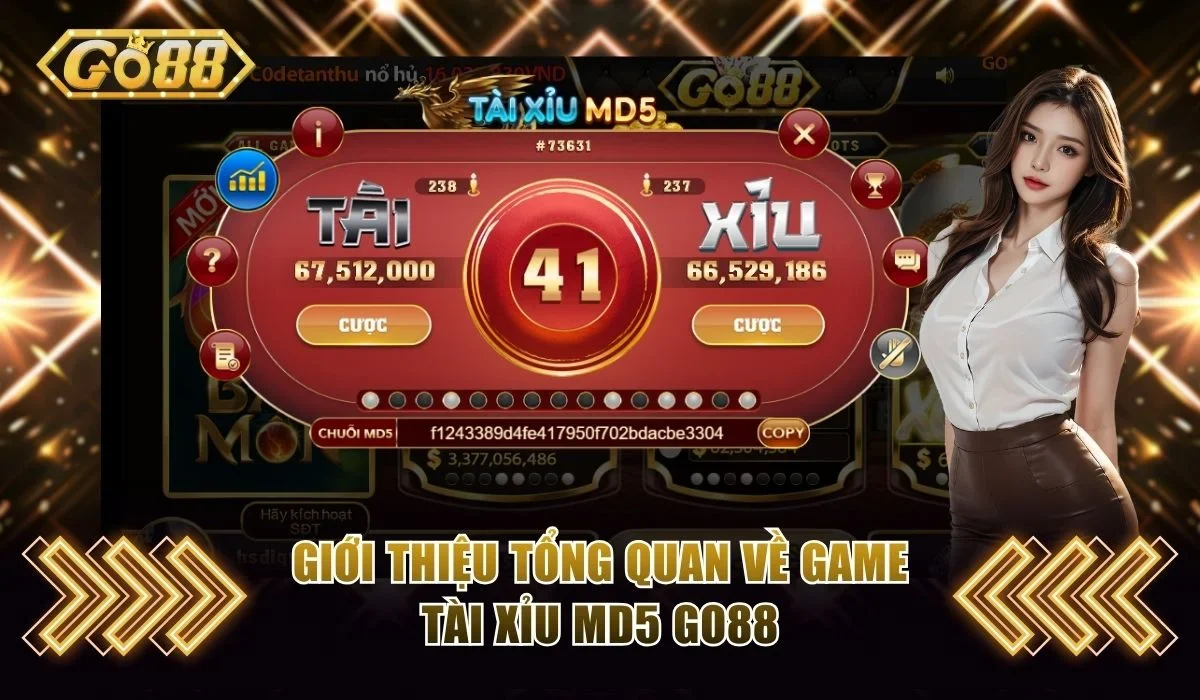 Giới thiệu tổng quan về game tài xỉu MD5 Go88