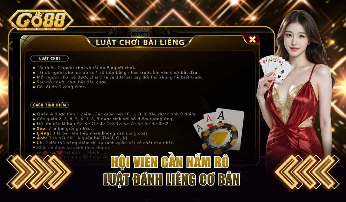 Hội viên cần nắm rõ luật đánh liêng cơ bản