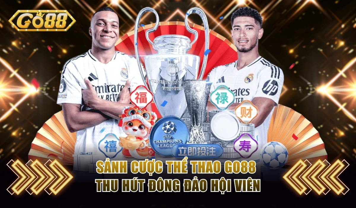 Sảnh cược thể thao Go88 thu hút đông đảo hội viên