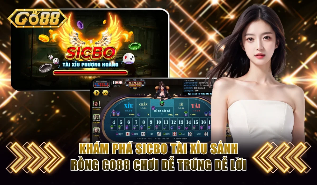 Sicbo tài xỉu sảnh rồng Go88