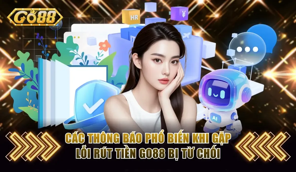 Tìm hiểu các thông báo lỗi rút tiền Go88 bị từ chối