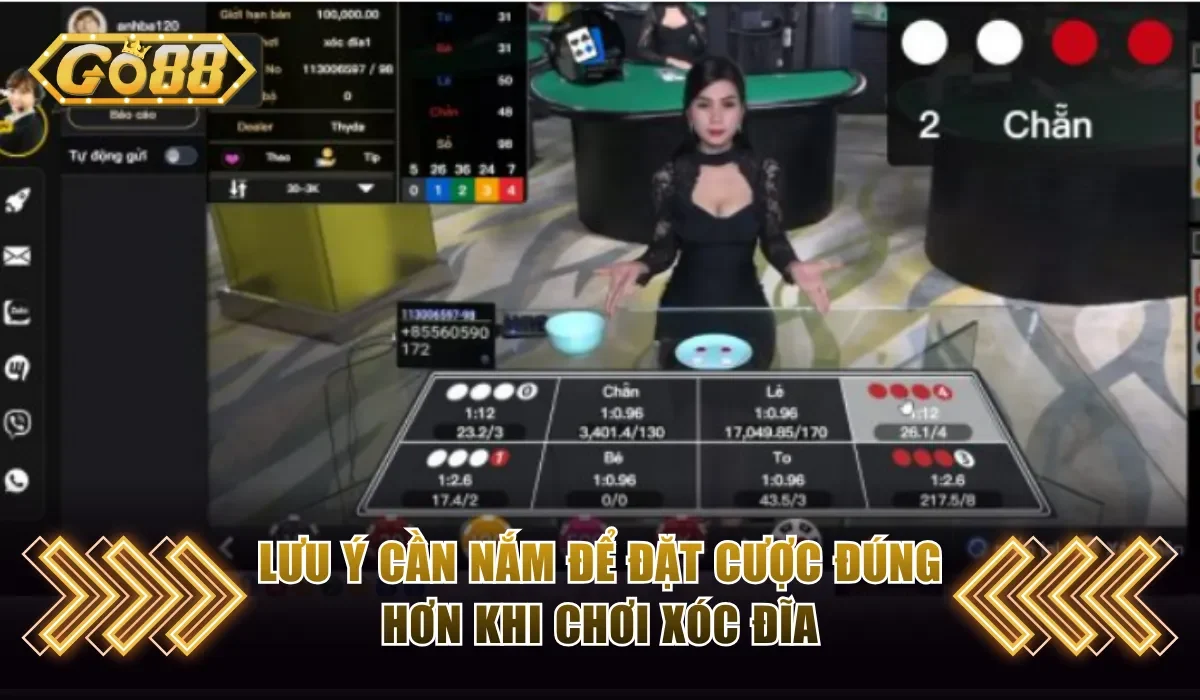 Lưu ý cần nắm để đặt cược chuẩn hơn khi tham gia game 